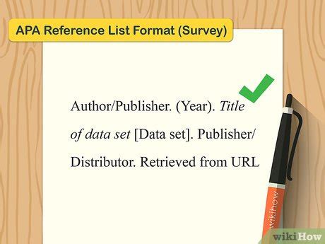 how to cite a survey apa style|How to Cite a Survey in Different Citation Styles.